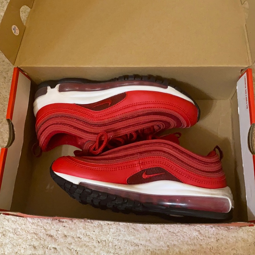 Nike Air Max 97s Red 5y/6.5w